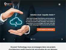 Tablet Screenshot of oceanet-technology.com